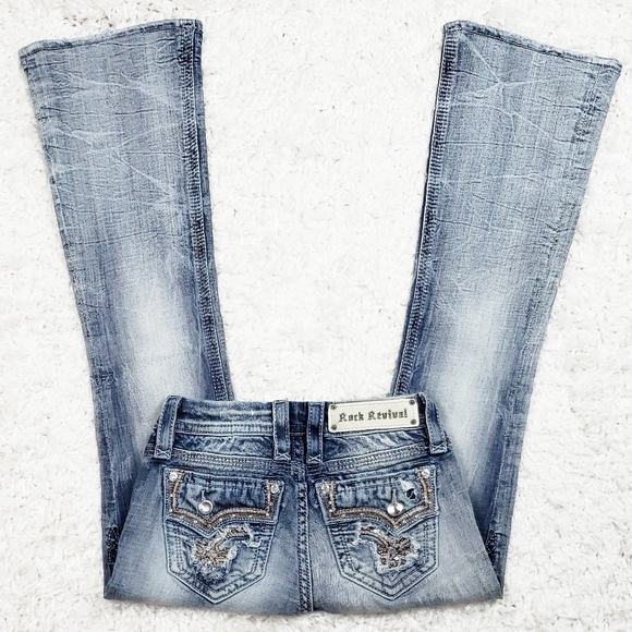Rock Revival Denim - Rock Revival Betty Boot Cut Jeans.  Size 24.